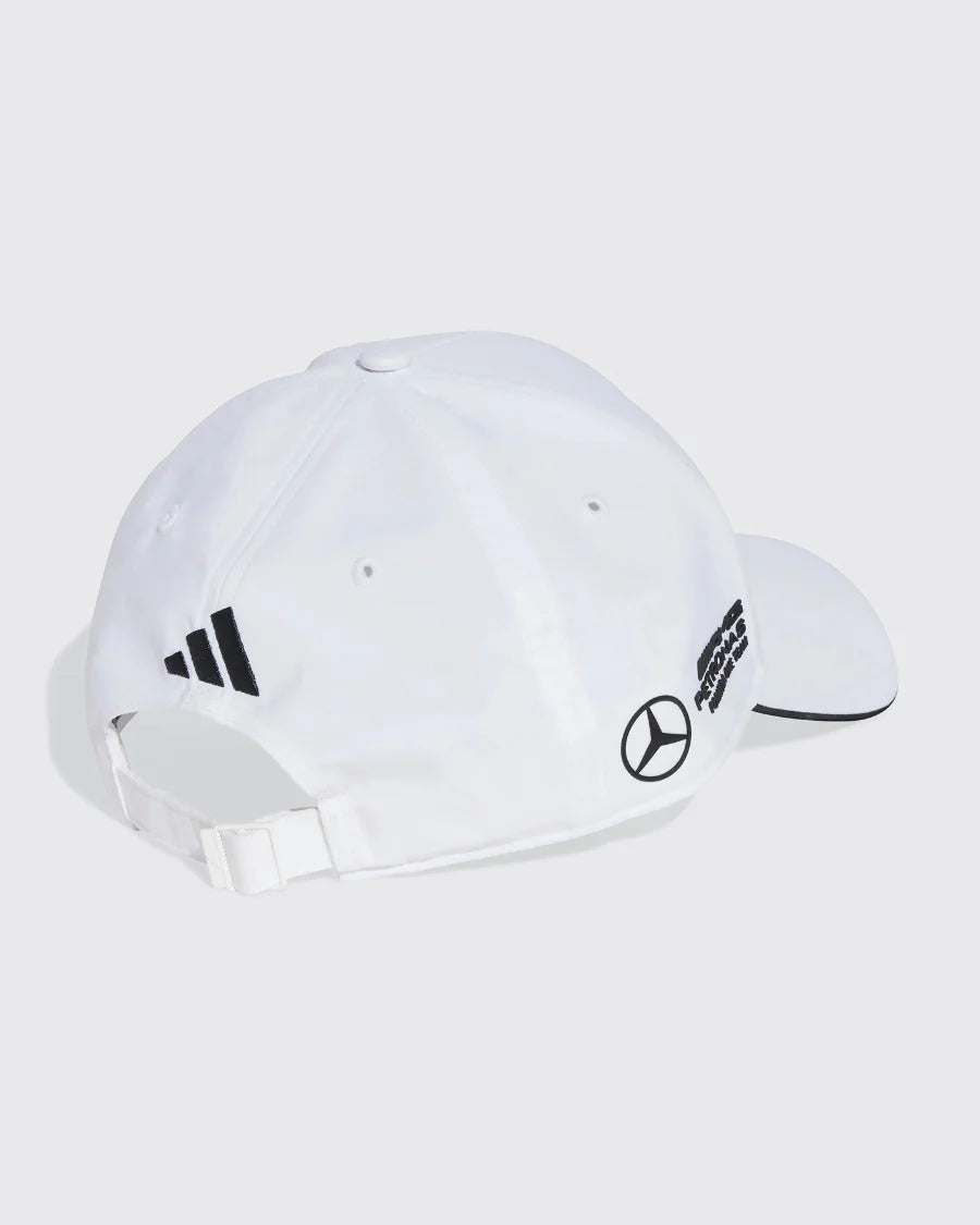 Gorra Blanca Mercedes Benz 2025