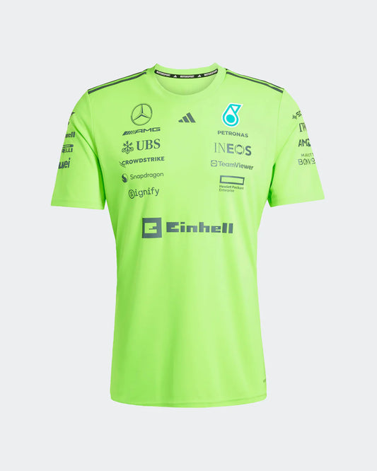 Playera Verde Mercedes Benz Adidas 2025